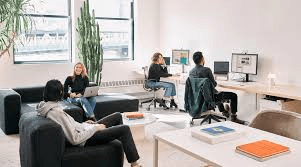 Designer at a desk